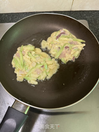 丝瓜鱿鱼烙的做法步调：10