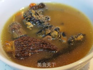 羊肚菌虫草黑鸡汤的做法步调：18