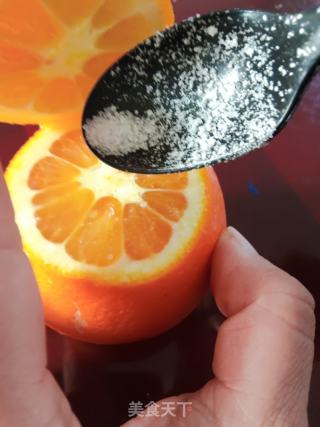 行咳化痰良圆，盐蒸橙子的做法步调：4