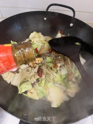 低卡猪肉利剑菜炖粉条的做法步调：8