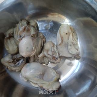 蚝肉炒春葵的做法步调：6