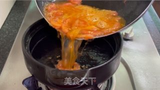 番茄鸡蛋牛肉锅的做法步调：12