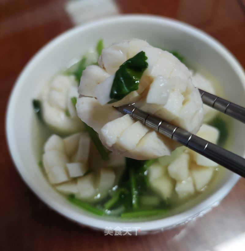 朱鱼丸喷鼻菜汤的做法