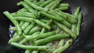 干煸四时豆的做法步调：6