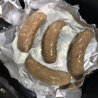 烤芝士腊肠的做法步调：3