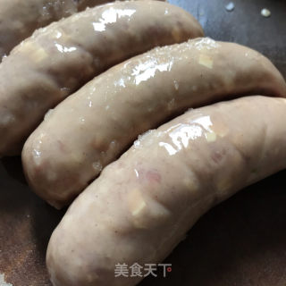 烤芝士腊肠的做法步调：2