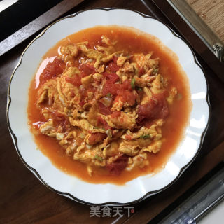 西白柿炒鸡蛋的做法步调：9