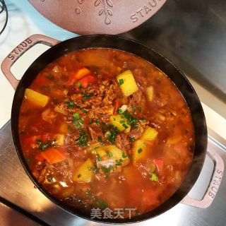 番茄炖牛腩的做法步调：14