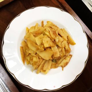 素炒冬笋的做法步调：8