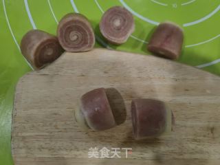 彩色螺旋蛋黄酥的做法步调：10