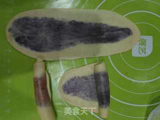 彩色螺旋蛋黄酥的做法步调：6