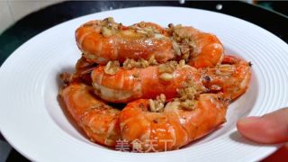蒜蓉黄油虾的做法步调：10