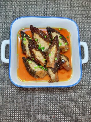 羊肚菌酿肉的做法步调：12