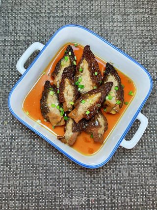 羊肚菌酿肉的做法步调：13