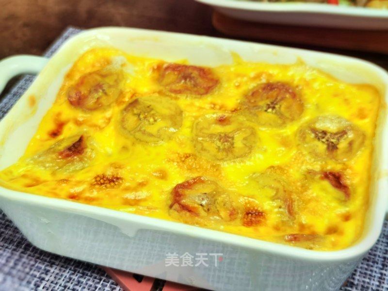 喷鼻蕉烤蛋奶的做法
