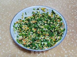 荠菜素馅蒸饺的做法步调：5