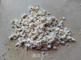 荠菜素馅蒸饺的做法步调：2