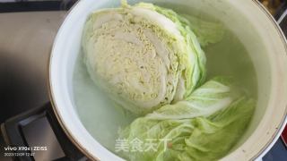 浇汁菜卷的做法步调：2